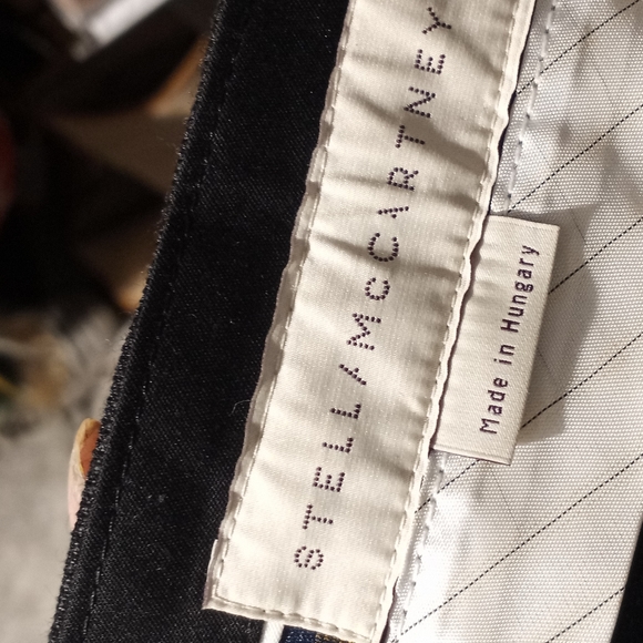 STELLA MCCARTNEY "Vivian" Tailoring Trousers in Wool Twill; Ankle Zipper… - Picture 6 of 6